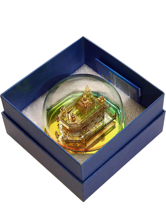 24K Gold Plated Golden Temple Dome Souvenir – Exquisite Miniature Model