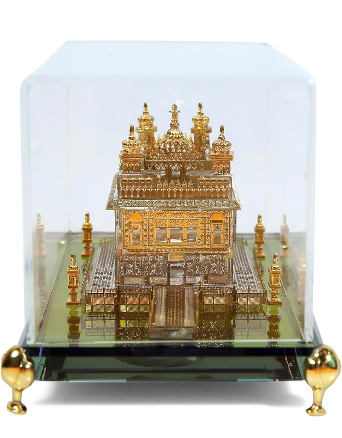 24K Gold-Plated Golden Temple Showpiece